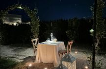 Sunset dinner in the vineyards at Masseria Torleanzi