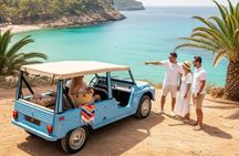 Ibiza Mehari open-top car experience from Playa den Bossa