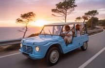 Ibiza Mehari open-top car experience from Playa den Bossa