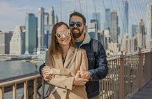 New York professional photoshoot at Brooklyn Bridge