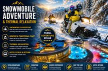 Snowmobile or quad ride and thermal pools day trip from Zakopane