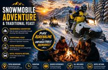 Snowmobile or quad tour and bonfire with transfer from Zakopane