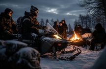 Snowmobile or quad tour and bonfire with transfer from Zakopane