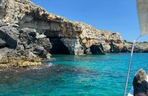 Sunset boat tour to the caves of the Ionian Coast and Leuca