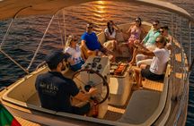 Tagus River sunset boat cruise with open bar and snacks