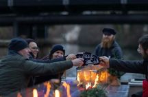 Leipzig winter fairytale fireplace boat trip