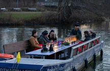 Leipzig winter fairytale fireplace boat trip