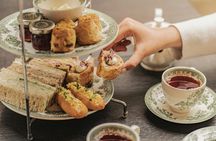 Entrance at the Cutty Sark with afternoon tea