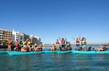 Arrecife pedal-powered kayak tour with optional snorkelling