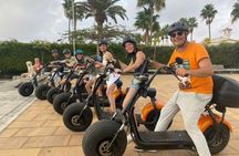 E-Scooter city tour with camel safari across Maspalomas dunes