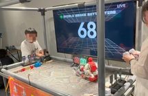 Giant robot piloting experience in Tokyo
