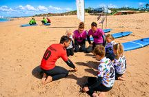 2-hour surfing lesson in Albufeira