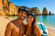 Stand-up paddle caves tour in Albufeira