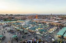 2-day Marrakech Medina cycling, Agafay Desert and Ourika saffron tour