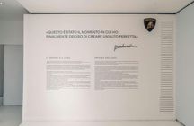 Lamborghini museum entry ticket and factory tour