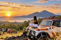 Mount Batur sunrise and natural hot springs 4WD tour