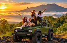 Mount Batur sunrise and natural hot springs 4WD tour