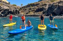 Guided paddleboarding tour in Playa Paraiso