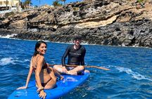 Guided paddleboarding tour in Playa Paraiso