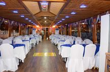 Traditional wooden dhow boat dinner cruise in Dubai Marina