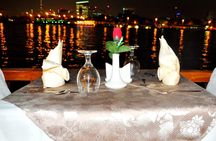 Traditional wooden dhow boat dinner cruise in Dubai Marina