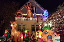 Christmas lights tour in Dyker Heights, Brooklyn