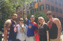 Superhero bus tour of NYC
