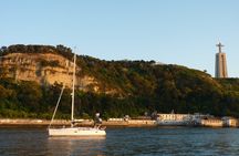 Sunset cruise along the Tagus River in Lisbon