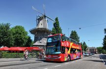 City Sightseeing hop-on hop-off bus tour of Amsterdam with optional canal cruise