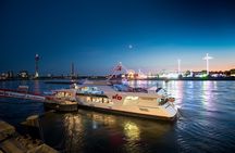 Evening river boat cruise in Düsseldorf