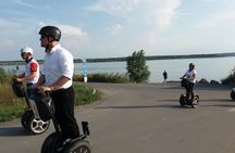 Self-balancing scooter tour around Lake Störmthal