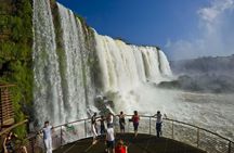 Iguassu Falls Brazil side with optional Macuco safari, helicopter flight, and Bird Park