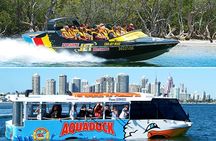 Jet boat and Aquaduck combo