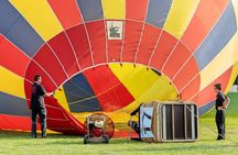 Teotihuacan pyramids hot air balloon ride