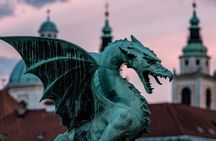 Historical city center and Ljubljana Castle tour
