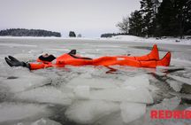 Survival suit floating experience