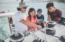 Luxurious sunset cruise in Singapore on catamaran
