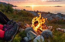 Summer night campfire