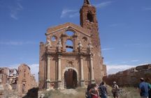 Olive oil tour and visit to the historical village of Belchite