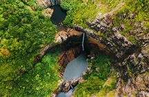 Mauritius 7 cascades canyoneering at the Tamarind Falls