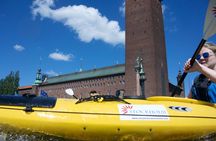 Self-guided kayaking adventure in Stockholm city
