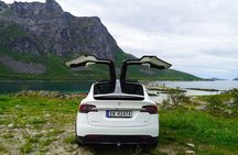 Private fjord tour from Tromsø in a TeslaX car