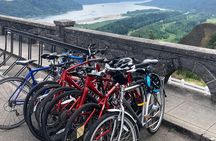 Columbia River Gorge hidden waterfalls bike tour