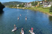 Guided SUP experience in the Vosso river
