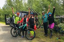 Mountain biking experience through the Voss forest