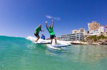 Beginner surf lesson at Bondi Beach