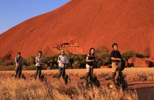 Quarter Uluru self-balancing scooter and sunset