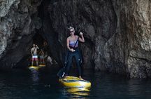 Guided Barranco grottos and caves by stand up paddle tour