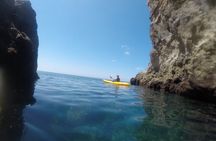 Guided kayak tour from Ingrina beach to the Barranco grottos