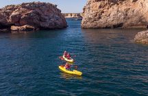 Guided kayak tour from Ingrina beach to the Barranco grottos